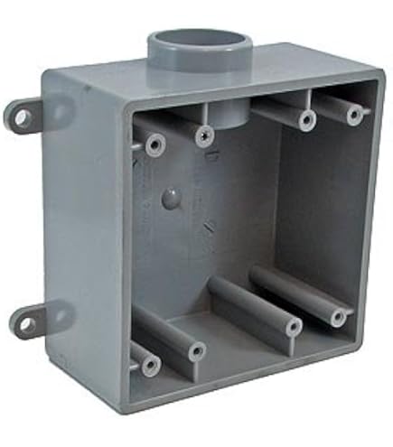 Cantex 5133465 Weatherproof Box, 1 in Hub, PVC - Amazon.com