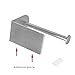 KaryHome Adhesive Toilet Paper Holder, Self Adhesive Toilet Paper Roll Holder Stick on Wall for Bathroom, Stainless Steel,Vertical or Horizontal Installation