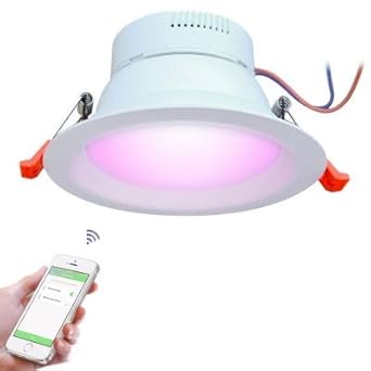 Buy Smart Multi Color Led Ceiling Light Patible With Google Home Dimmable Rgb Smart Downlight Led Online At Low Prices In India In Buy Smart Multi Color Led Ceiling Light Patible With Google Home Dimmable Rgb Smart Downlight Led Online At Low Prices In India In