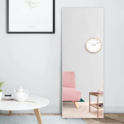 Brisafe Full Length Floor Shatterproof Mirror, 59" × 20", Large Soft