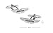 Liftstyle Jewelry Aston Martin Super Car Logo Men's Cufflinks French Dress Wedding Cufflinks Gift Set with Gift Bag