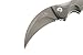 Full Metal CSGO Karambit Claw Folding Pocket Knife. for Gift, Collection, EDC (Gray)