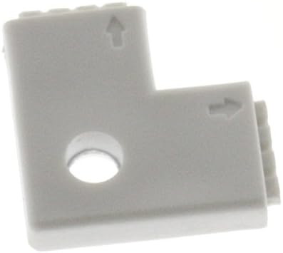 RGB 4-Pin L - Connector; LED Strip Connector SMD5050; Corner Connector - L Shape, White
