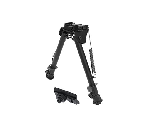 Utg tactical op bipod, qd lever mount, height 8.0-12.4"