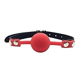 YZDING 1PC Exercise Collars With Red Silicone Ball