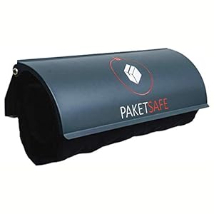 Paketsafe flexibler Paketkasten – platzsparend – schnittsicher – für Pakete bis 70x30x40 – Anthrazit (RAL7016)
