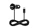 Moto Z Force Droid (Verizon) - Premium [15W / 3A] USB Type-C High Powered Car Charger [3 ft] and Atom LED