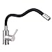 HOMEIDEAS Faucet Connector Braided Stainless Steel Supply Hose 3/8