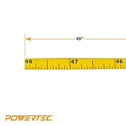 POWERTEC 71134 Right to Left Measure Tape with