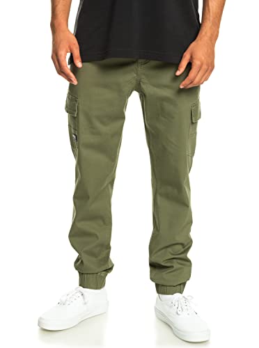 - Cuffed cargo Non-Denim Pants pour Homme - Four Leaf Clover - 34