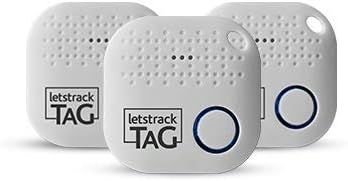 Letstrack TAG Smart Bluetooth Tracker for Keys, Wallet, Pets and Kids – Phone Finder, Smart Lost Item Tracker (Pack of 3, White) Letstrack TAG Smart Bluetooth Tracker for Keys, Wallet, Pets and Kids – Phone Finder, Smart Lost Item Tracker (Pack of 3, White)