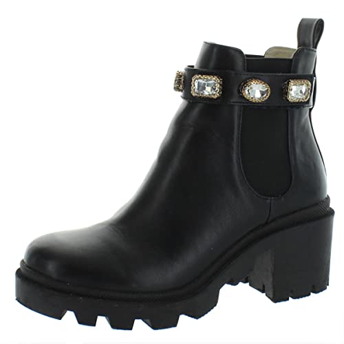 Steve Madden Women's Amulet Ankle Boot, Black, 9.5