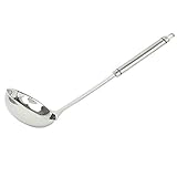 HeyLR Stainless Steel 18/8 Kitchen Utensil Tool Big Soup Ladle With Ergonomic Handle