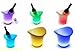 Color Changing LED Ice Bucket (With Remote) Great For Dimly Lit or Night Parties!