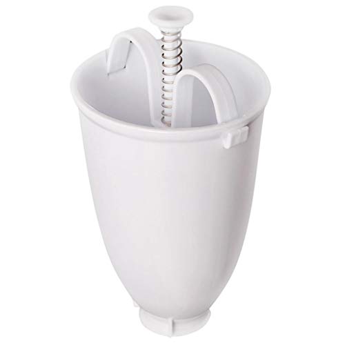 Mini Donut Maker Dispenser - Manual Donut Depositor Dropper Plunger Dough Batter Dispenser Hopper- Frying Model Creative Donut Creation DIY Baking Tool Hot Style (White) - Thumbnail 7