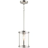Maxim Lighting 25252CLSN Sentinel - 1 Light Mini Pendant-11.25 Inches Tall and 6.75 Inches Wide, Finish Color: Satin Nickel, 