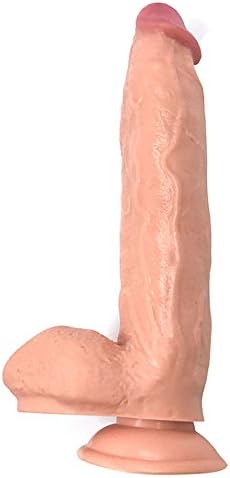 12inch Large Dil-d-ò (Privacy Ship from US,2-8days Delivery) Premium Realistic Huge Man Dil-d-ò with Powerful Suction Cup,TYJ009-XXIV,White