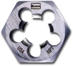 HAN6702 Hanson High Carbon Steel Hexagon Taper Pipe 1" Across Flat Die 1/8"-27 NPT