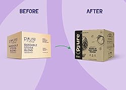Pyure Organic Stevia Packets | Granulated Sugar