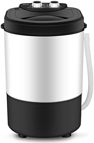 Mini Washing Machine, 2 In 1 Compact Portable, Semiautomatic Washer Spin Dryer With Drain Tube, Single Barrel Removable Drain Basket, For Apartment, Hotel, Dorm