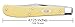 Case WR XX Pocket Knife Yellow Synthetic Slimline Trapper SS Item #80031 - (31048 SS) - Length Closed: 4 1/8 Inches