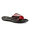 Under Armour Women's Ignite VII Slides, Black/Neo Pulse, 6