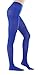 STYLEGAGA Women's 80Denier Semi Opaque Solid Color Footed Pantyhose Tights (S-M, 6PAIRS - Blue/Red/Green/Yellow/Orange/Hot Pink)