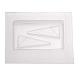 Resin Epoxy Mold For Jewelry Casting - 1 Pair Triangle Earrings