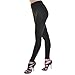 Angelina Plush-Lined Leggings, Black, One Size
