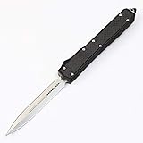 OTF Double Action Safety Knife Aluminum + Carbon Fiber Handle