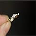 JESMING 7 Tiny Diamond Pieces Of Exquisite Ring Stacking Rings for Women Small Fresh Style Ladies Engagement Ring Jewelry | Gold Silver Rings for Women (Rose Gold,7)