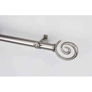 Amazon Com Modern Spiral Curtain Rod Size 48 84 Color