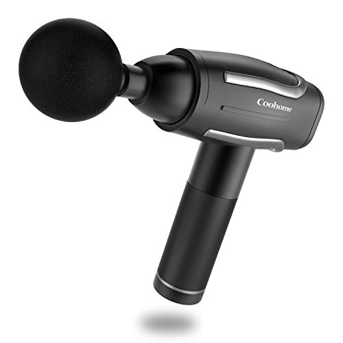 Muscle Massage Gun for Athlete, Handheld Electric Body Massager with 6 Massage Heads and Adjustable Speed, Portable Vibration Massage Device for Deep Tissue Percussion and Muscle Pain Relief - Thumbnail 6