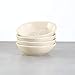 Ayesha Curry 47509 Bowl Set Stoneware Ramekins, Dipping Cups, 4 Piece, French Vanilla