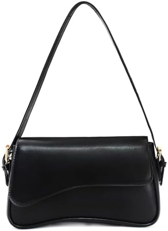 Shoulder Bag for Women Y2K Trendy Purse Vegan Leather Hobo 