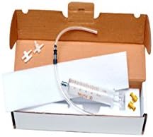 20ml DGA TRUTH Glass Syringe - 3 Way Stopcock - Padded Box + Tygon Tubing + Male Plug Cap