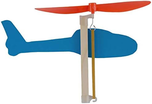 YouMake 10-Pack Rubber Band Helicopter 