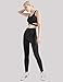 Natural Feelings High Waisted Leggings for Women Ultra Soft Stretch Opaque Slim Tights Black