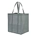 Lawei 12 Pack Reusable Grocery Bags, Large Shopping Bags with Reinforced Handle, Heavy Duty Foldable Grocery Tote Bags, 2 Pieces of Each Color (6 Assorted Colors)