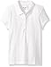 The Children's Place Girls' Uniform Pique Polo White 62771 Medium/7/8