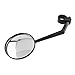 Relefree Universal Rotatable Road Mountain Bike Bicycle Cycling MTB Mirror Handlebar End Glass Flexible Wide Angle Rear View Rearview Black