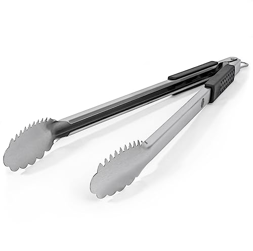 Grill Tongs 20-Inch Very Long Extra Heavy Duty for Grilling and Barbecue Heat Resistant Hand Grips Stainless Steel for BBQ Outdoor Kitchen and Cooking Hot Grilled Food