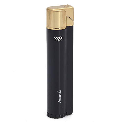 Cigar Lighters AOMAI Jet Flame Butane Lighter Cigar Torch Lighter Fluid Refillable Lighter