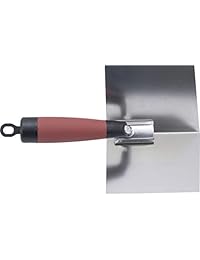 Marshalltown la línea de Premier 23d 4 inch by 5 Inch interior Corner Paleta para Yeso con Mango DuraSoft)