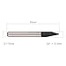 CNC Engraving Bits 1/8 Shank, EnPoint High-precision Carbide Metal Engraving Tool 3.175mm 30 Degree 0.3mm Tip Dia CNC Engraving Machine V-Bits Woodworking Engraving Knief (Pack of 5)