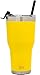 Simple Modern Cruiser Tumbler with Clear Flip Lid and Straw - Insulated Travel Mug Stainless Steel Water Bottle 30 Ounce -Sunshine