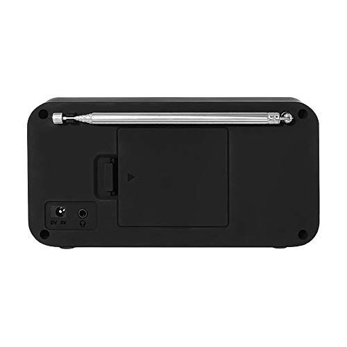 Crypto ReDi DB100 DAB/DAB + digitale e FM radio portatile, memoria per 40 DAB e 40 FM stazioni radio, schermo LCD, altoparlante incorporato, uscita ausiliaria, batteria 4xAA o USB alimentato (nero)