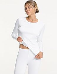 TSLA Women's Thermal Underwear Set, Soft Fleece