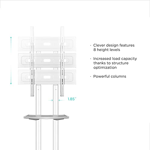 ONKRON Mobile TV Stand with Wheels Rolling TV Stand for 4065 Inch LED