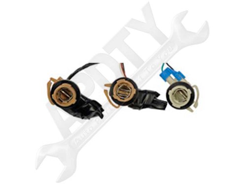 APDTY 034126 Tail Lamp Light Wiring Harness Bulb Connector Fits Rear Left or Right On 2000-2002 Chevrolet Express or GMC Savana 1500 2500 3500 Van (Replaces GM 16530144)